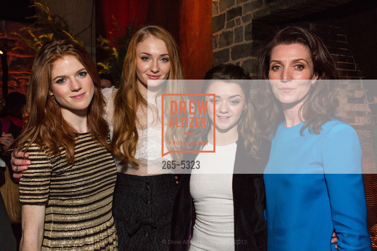 Rose Leslie, Sophie Turner, Maisie Williams, Michelle Fairley, GAME OF THRONES For SFWire, US, March 20th, 2013, Photo #265-5323 Rose Leslie, Sophie Turner, Maisie Williams, Michelle Fairley, Photo #265-5323