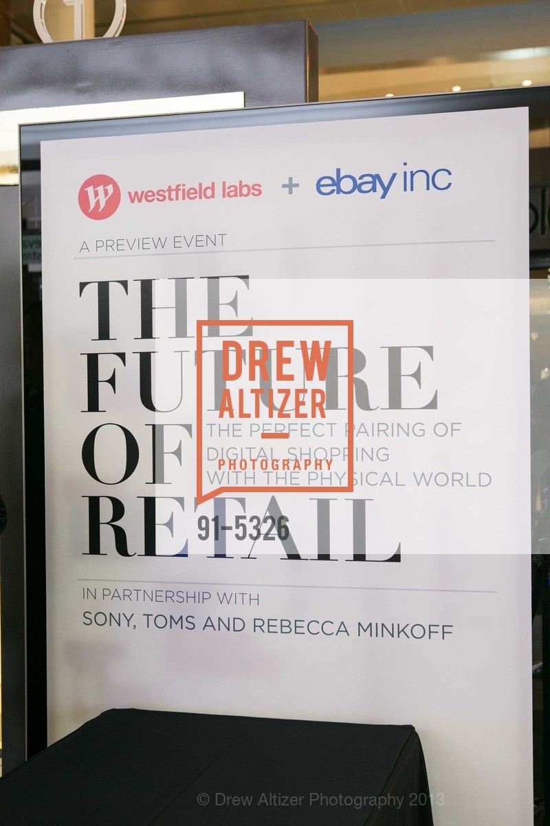 Atmosphere, WESTFIELD LABS + eBAY INC. Unveil Digital Storefront with Sony, TOMS and Rebecca Minkoff, US, November 20th, 2013, Photo #91-5326 Atmosphere, Photo #91-5326