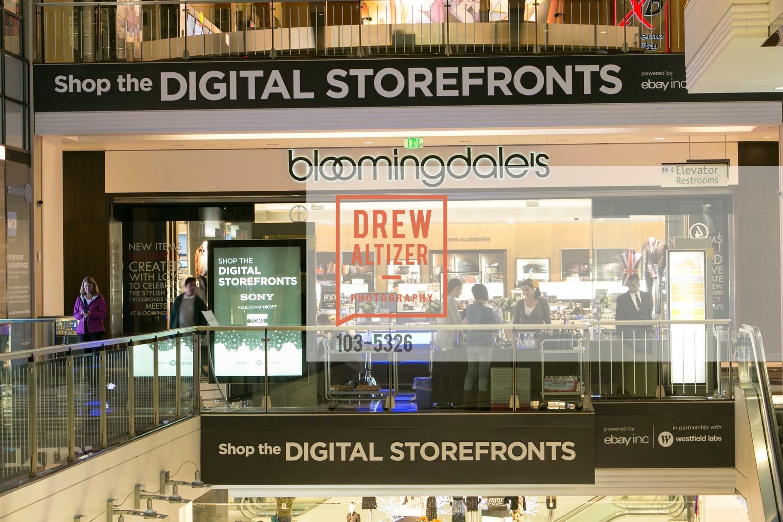 Atmosphere, WESTFIELD LABS + eBAY INC. Unveil Digital Storefront with Sony, TOMS and Rebecca Minkoff, US, November 20th, 2013, Photo #103-5326 Atmosphere, Photo #103-5326