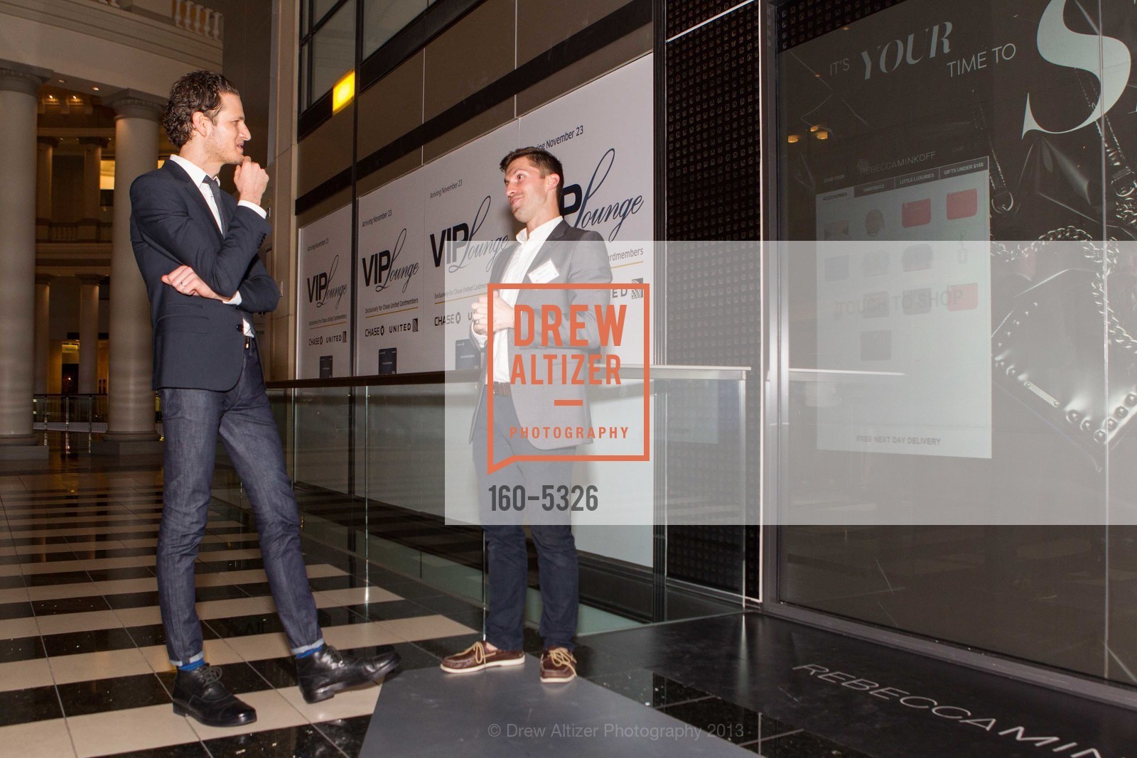 Uri Minkoff, Healey Cypher, WESTFIELD LABS + eBAY INC. Unveil Digital Storefront with Sony, TOMS and Rebecca Minkoff, US, November 20th, 2013, Photo #160-5326 Uri Minkoff, Healey Cypher, Photo #160-5326