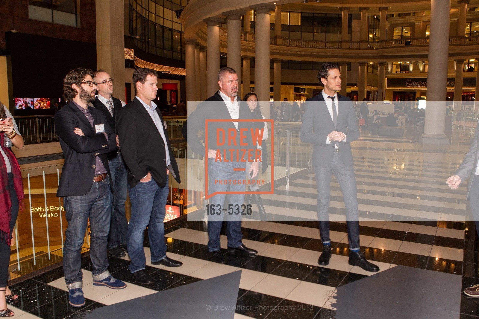 Jordan Glassberg, Steve Yankovich, Uri Minkoff, Healey Cypher, WESTFIELD LABS + eBAY INC. Unveil Digital Storefront with Sony, TOMS and Rebecca Minkoff, US, November 20th, 2013, Photo #163-5326 Jordan Glassberg, Steve Yankovich, Uri Minkoff, Healey Cypher, Photo #163-5326