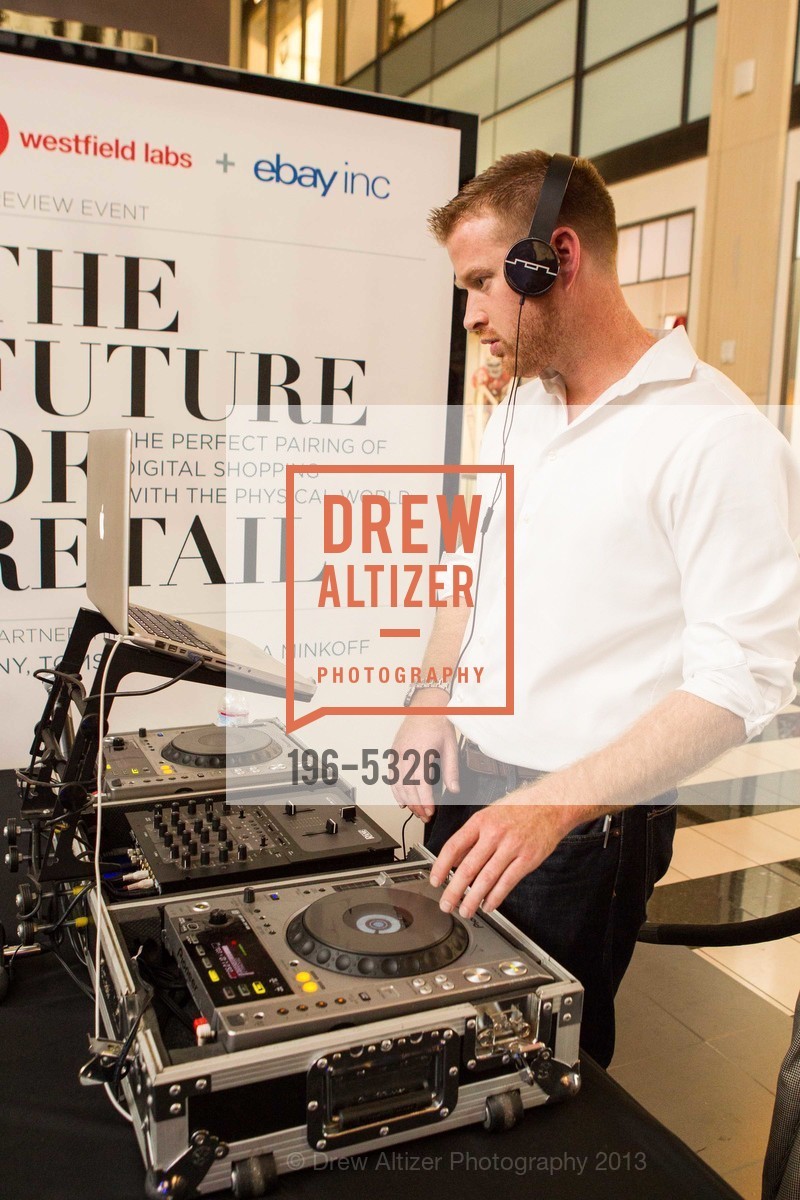 Dj, WESTFIELD LABS + eBAY INC. Unveil Digital Storefront with Sony, TOMS and Rebecca Minkoff, US, November 20th, 2013, Photo #196-5326 Dj, Photo #196-5326
