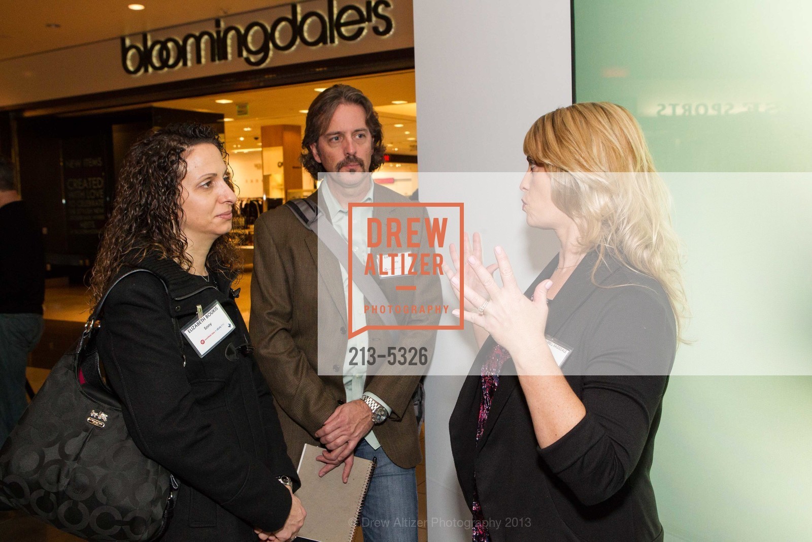 Elizabeth Boukis, Ray Hartjen, Megan Farrell Ragsdale, WESTFIELD LABS + eBAY INC. Unveil Digital Storefront with Sony, TOMS and Rebecca Minkoff, US, November 20th, 2013, Photo #213-5326 Elizabeth Boukis, Ray Hartjen, Megan Farrell Ragsdale, Photo #213-5326