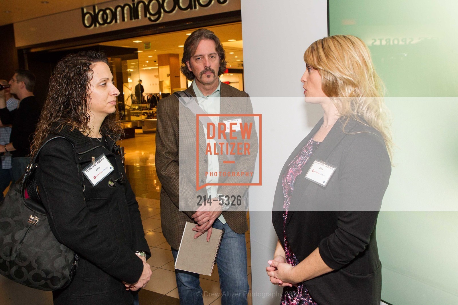 Elizabeth Boukis, Ray Hartjen, Megan Farrell Ragsdale, WESTFIELD LABS + eBAY INC. Unveil Digital Storefront with Sony, TOMS and Rebecca Minkoff, US, November 20th, 2013, Photo #214-5326 Elizabeth Boukis, Ray Hartjen, Megan Farrell Ragsdale, Photo #214-5326