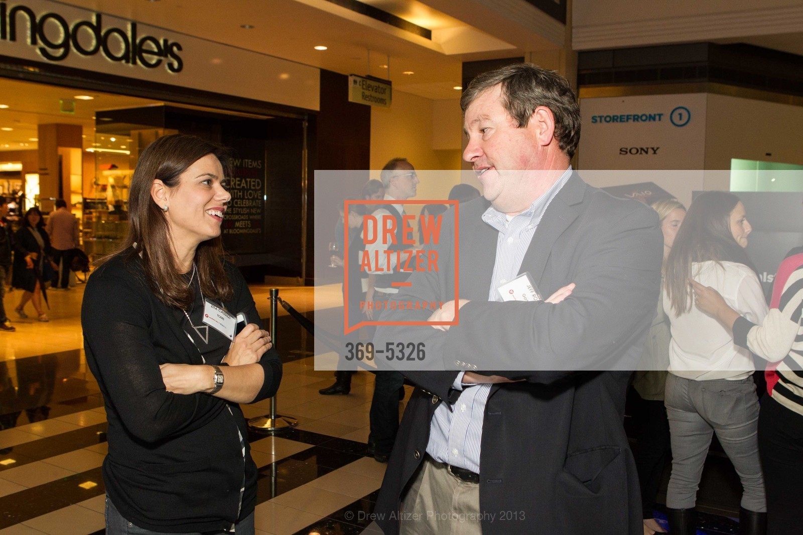 Zita Cassizi, Jeff Roster, WESTFIELD LABS + eBAY INC. Unveil Digital Storefront with Sony, TOMS and Rebecca Minkoff, US, November 20th, 2013, Photo #369-5326 Zita Cassizi, Jeff Roster, Photo #369-5326