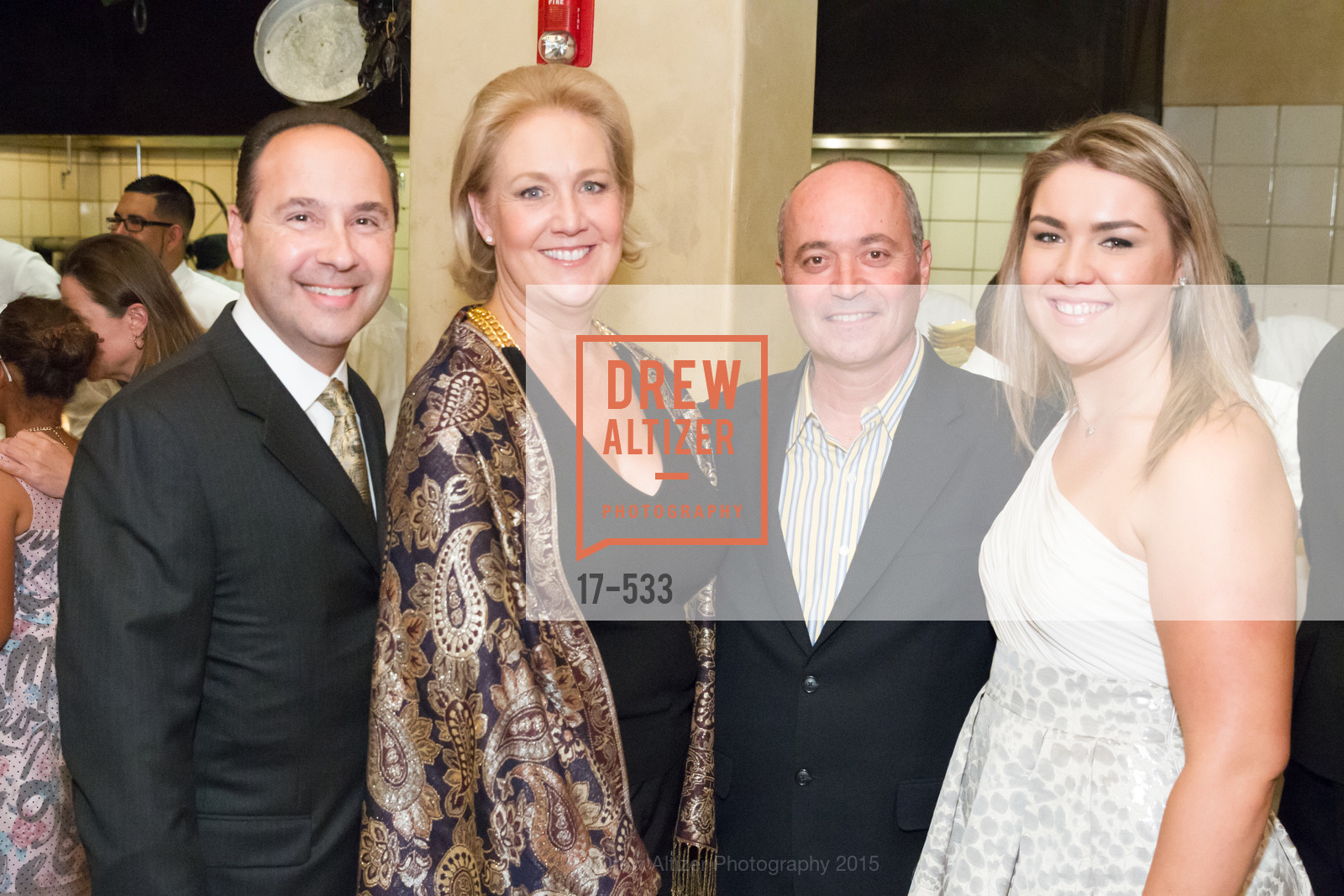 Gary Vrionis, Janice Gumas, John Gumas, Stephanie Gumas, Hellenic Charity Ball Cocktail Reception, Kokkari. 200 Jackson St, San Francisco, CA 94111, November 13th, 2015,Drew Altizer, Drew Altizer Photography, full-service agency, private events, San Francisco photographer, photographer california