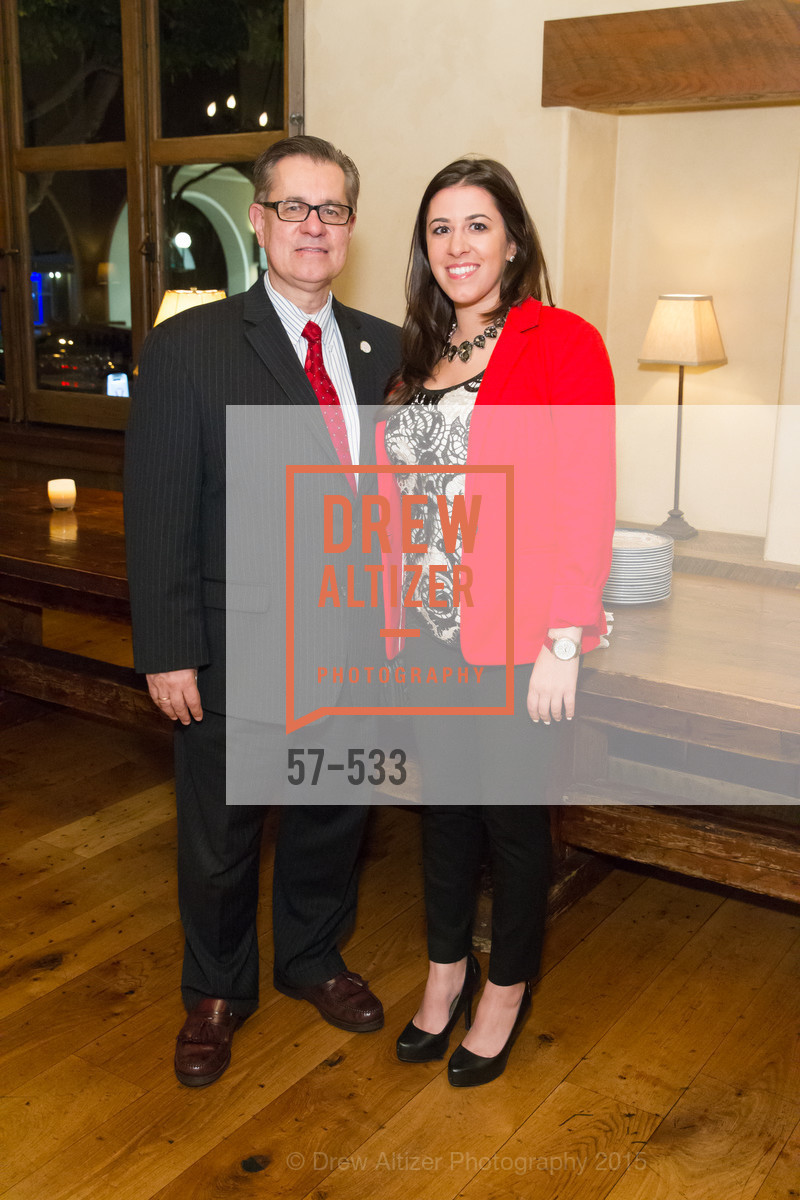 George Treiban, Alexia Treiban, Hellenic Charity Ball Cocktail Reception, Kokkari. 200 Jackson St, San Francisco, CA 94111, November 13th, 2015