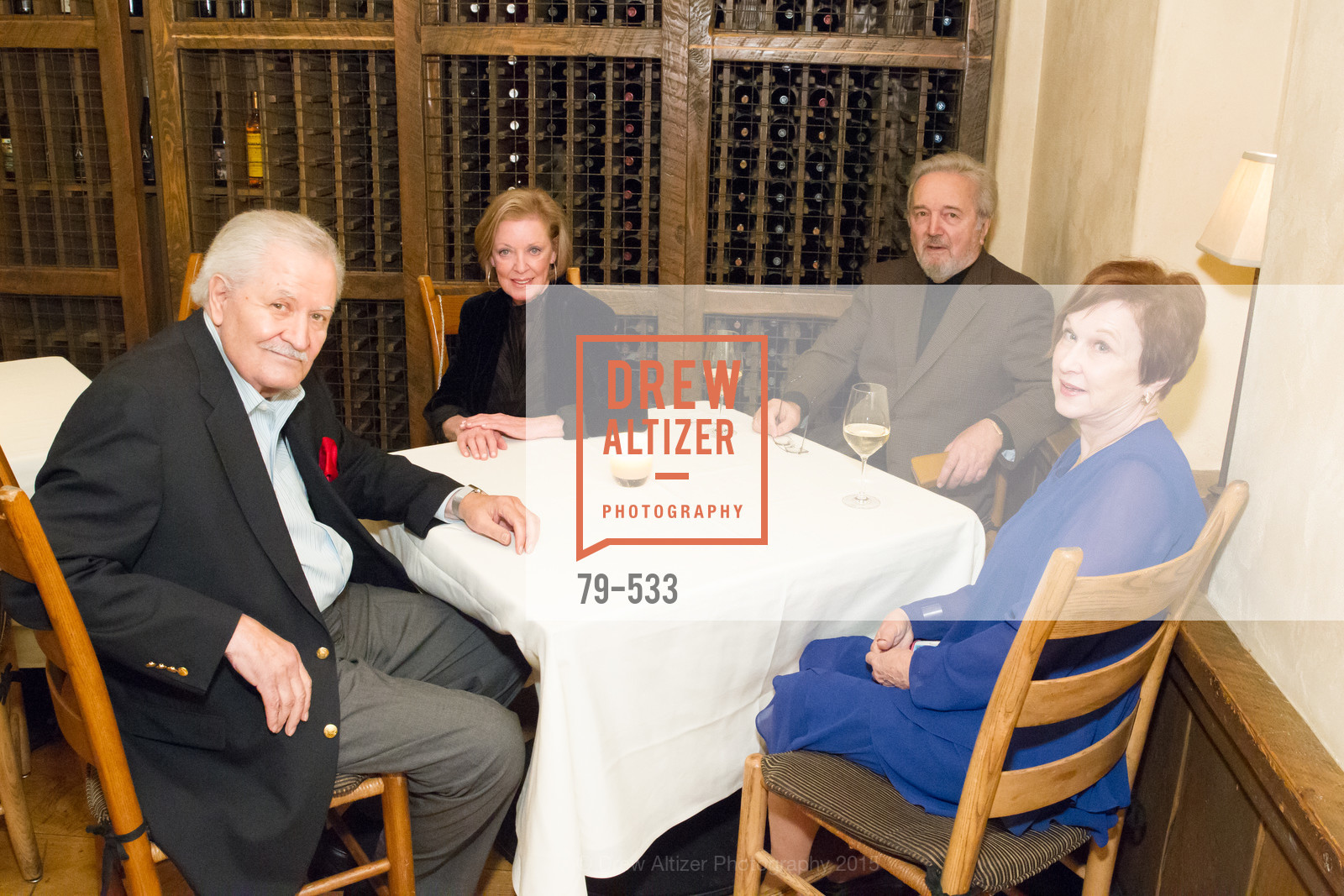 John Aniston, Sherry Aniston, Nick Gage, Joan Gage, Hellenic Charity Ball Cocktail Reception, Kokkari. 200 Jackson St, San Francisco, CA 94111, November 13th, 2015,Drew Altizer, Drew Altizer Photography, full-service agency, private events, San Francisco photographer, photographer california