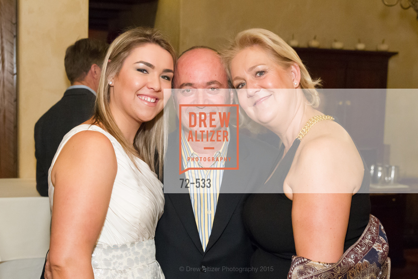 Stephanie Gumas, John Gumas, Janice Gumas, Hellenic Charity Ball Cocktail Reception, Kokkari. 200 Jackson St, San Francisco, CA 94111, November 13th, 2015,Drew Altizer, Drew Altizer Photography, full-service agency, private events, San Francisco photographer, photographer california