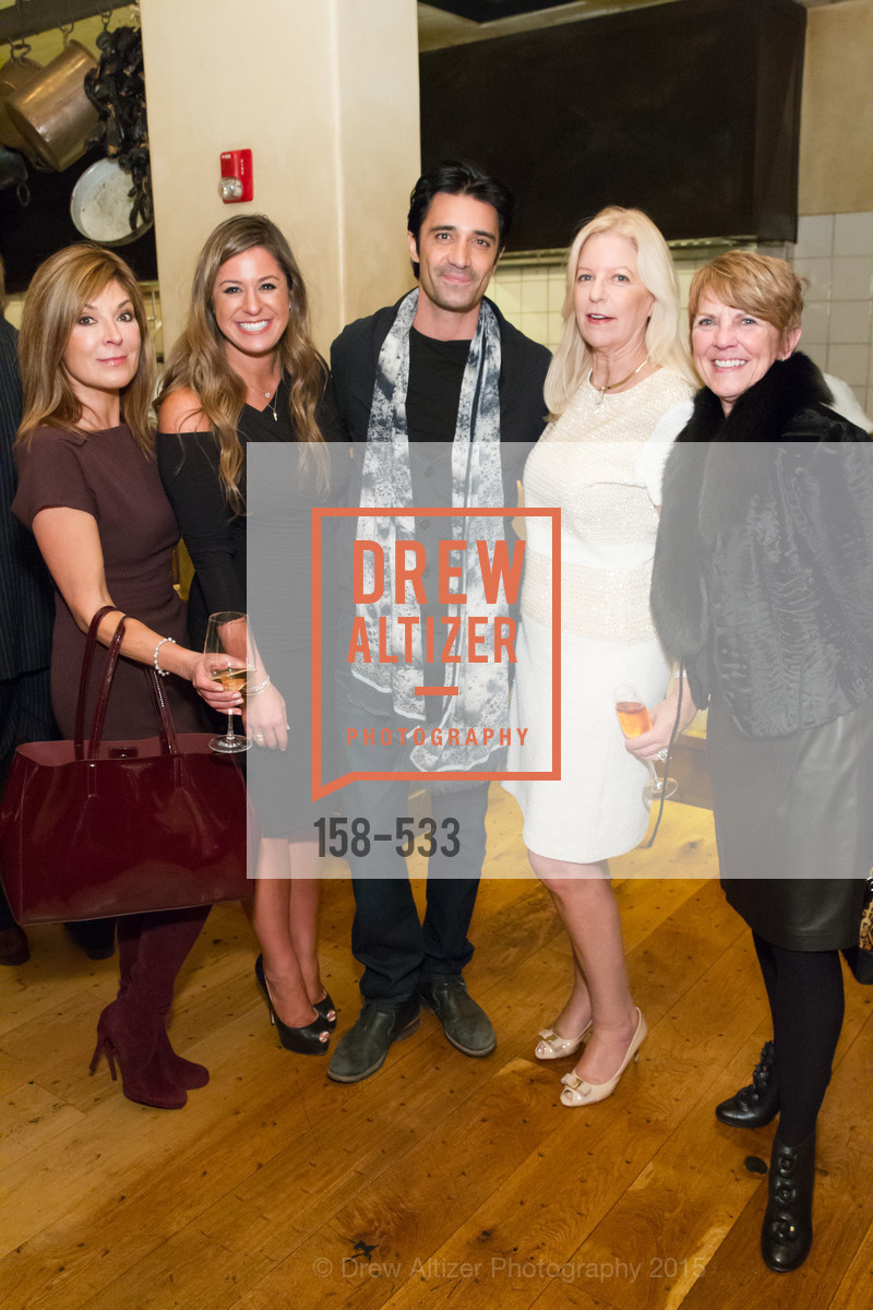 Vicki Liviakis, Alexis MacMunn, Gilles Marini, Judy Padis, Pat Grillos, Hellenic Charity Ball Cocktail Reception, Kokkari. 200 Jackson St, San Francisco, CA 94111, November 13th, 2015,Drew Altizer, Drew Altizer Photography, full-service agency, private events, San Francisco photographer, photographer california