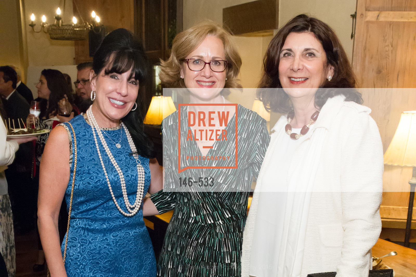 Jeannie Ranglas, Anna Chambers, Stephanie Scordelis, Hellenic Charity Ball Cocktail Reception, Kokkari. 200 Jackson St, San Francisco, CA 94111, November 13th, 2015,Drew Altizer, Drew Altizer Photography, full-service agency, private events, San Francisco photographer, photographer california
