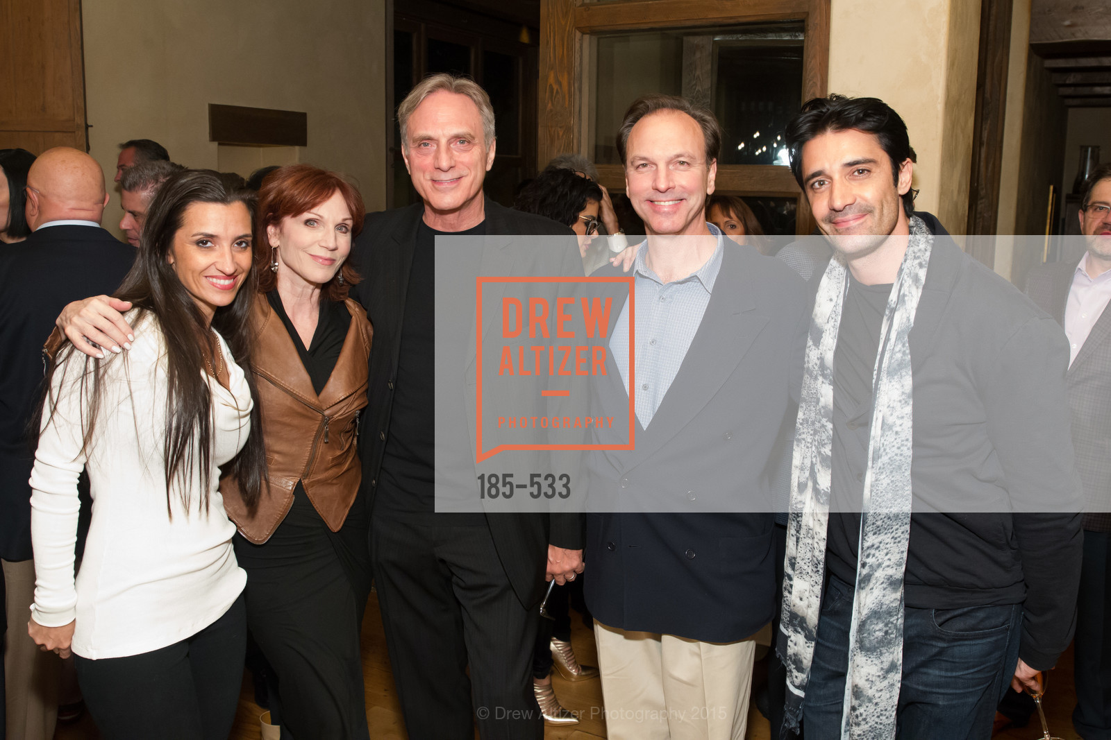 Cheryl Marini, Marilu Henner, Michael Brown, Lorin Henner, Gilles Marini, Hellenic Charity Ball Cocktail Reception, Kokkari. 200 Jackson St, San Francisco, CA 94111, November 13th, 2015,Drew Altizer, Drew Altizer Photography, full-service agency, private events, San Francisco photographer, photographer california