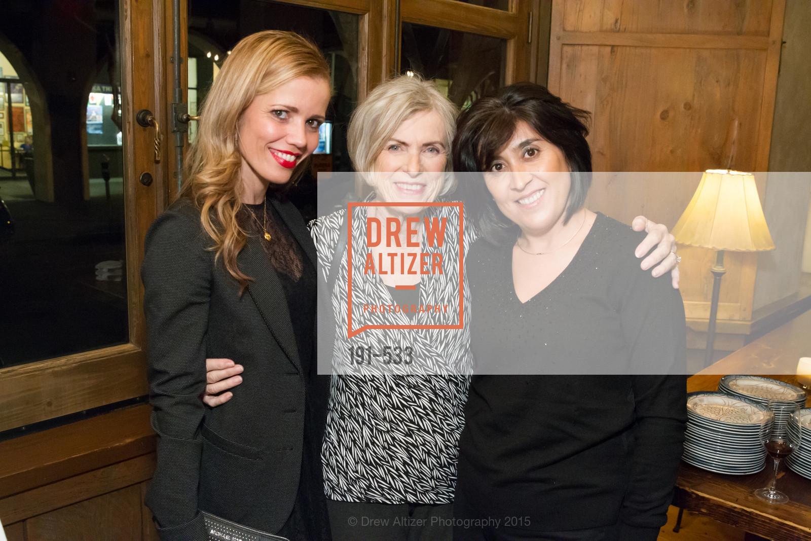 Tania Reis, Beverly Bogios, Claudia Soto, Hellenic Charity Ball Cocktail Reception, Kokkari. 200 Jackson St, San Francisco, CA 94111, November 13th, 2015,Drew Altizer, Drew Altizer Photography, full-service agency, private events, San Francisco photographer, photographer california