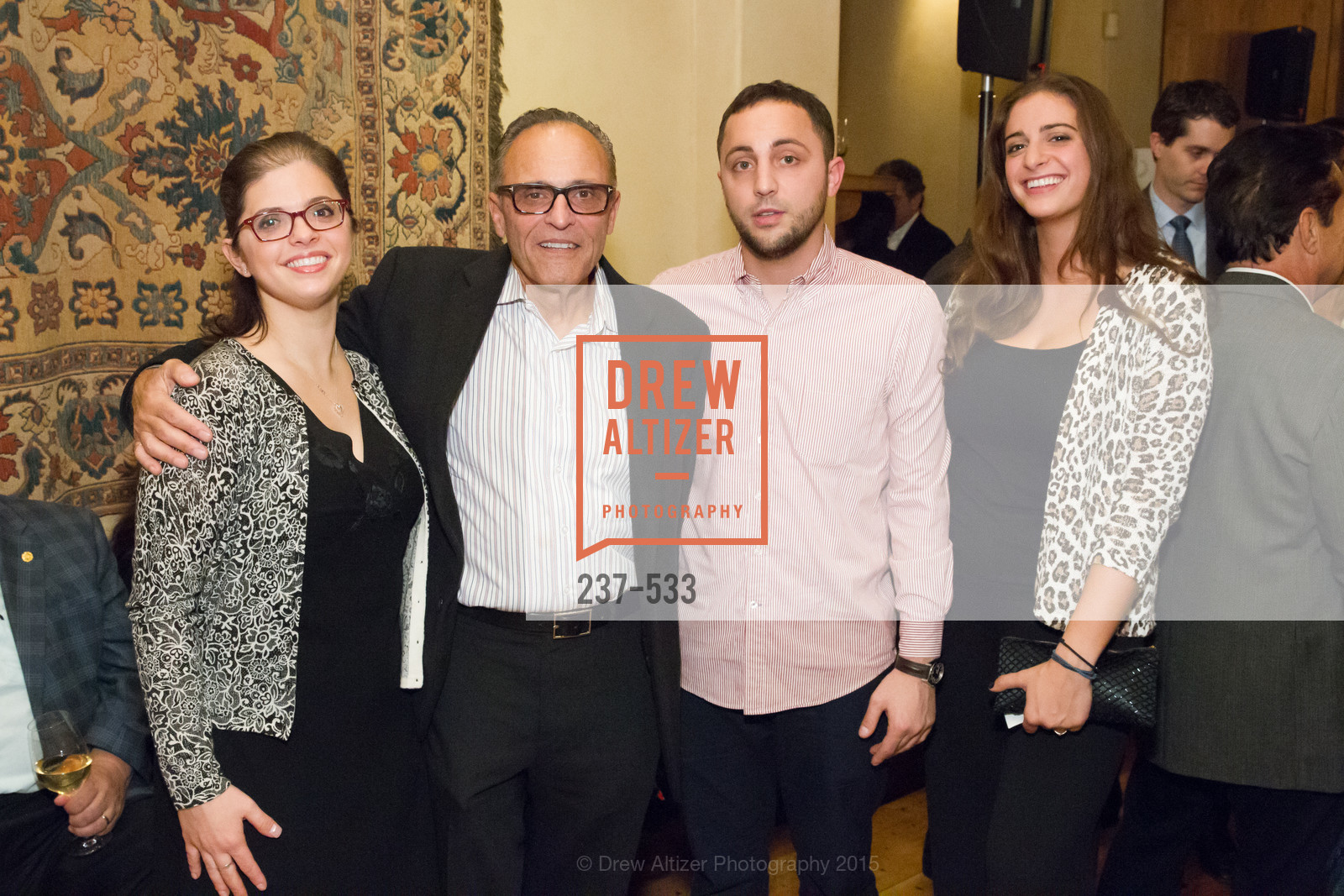 Calliope Makris, Constantine Makris, Michael Makris, Theodora Makris, Hellenic Charity Ball Cocktail Reception, Kokkari. 200 Jackson St, San Francisco, CA 94111, November 13th, 2015, Photo #237-533 Calliope Makris, Constantine Makris, Michael Makris, Theodora Makris, Photo #237-533
