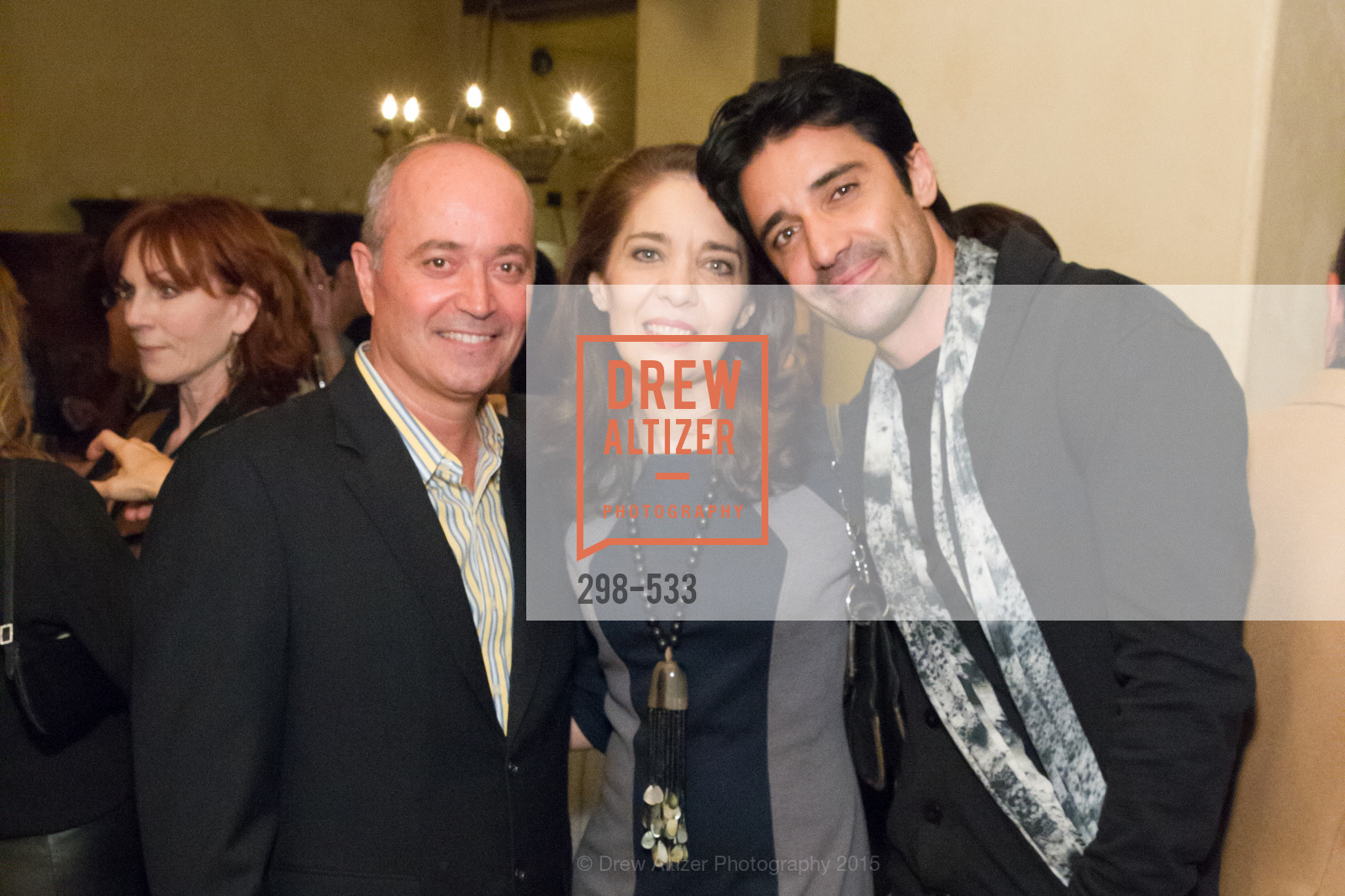 John Gumas, Elaine Alexopoulos, Gilles Marini, Hellenic Charity Ball Cocktail Reception, Kokkari. 200 Jackson St, San Francisco, CA 94111, November 13th, 2015,Drew Altizer, Drew Altizer Photography, full-service agency, private events, San Francisco photographer, photographer california