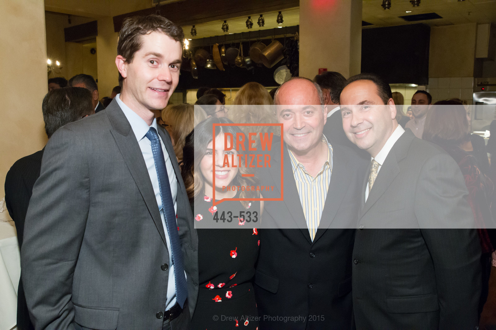 Michael Cella, Victoria Cella, John Gumas, Gary Vrionis, Hellenic Charity Ball Cocktail Reception, Kokkari. 200 Jackson St, San Francisco, CA 94111, November 13th, 2015,Drew Altizer, Drew Altizer Photography, full-service agency, private events, San Francisco photographer, photographer california