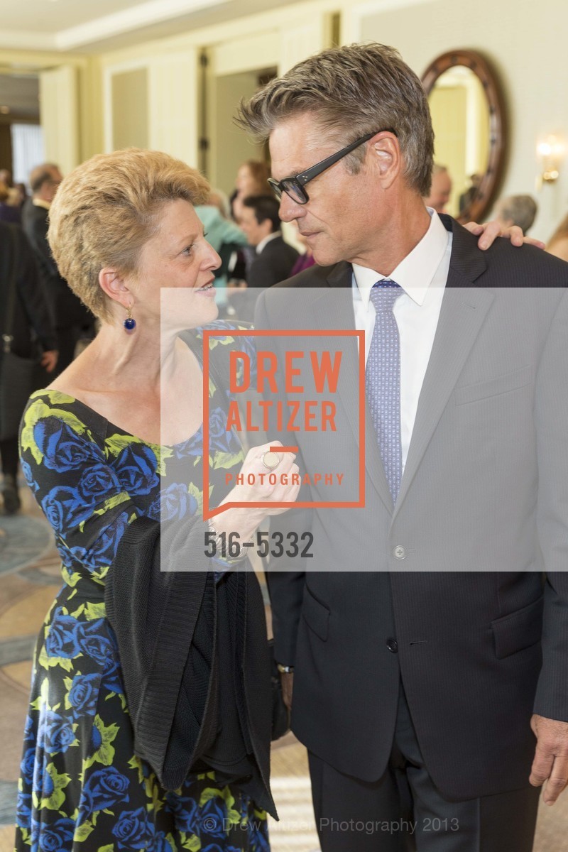 Carey Perloff, Harry Hamlin, A.C.T. Conservatory Awards Luncheon, US, October 28th, 2013, Photo #516-5332 Carey Perloff, Harry Hamlin, Photo #516-5332