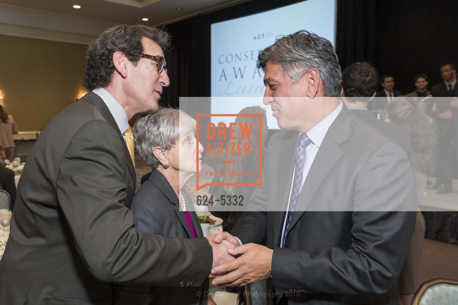 Fred Levin, Nancy Livingston, Mario Diaz, Photo #624-5332