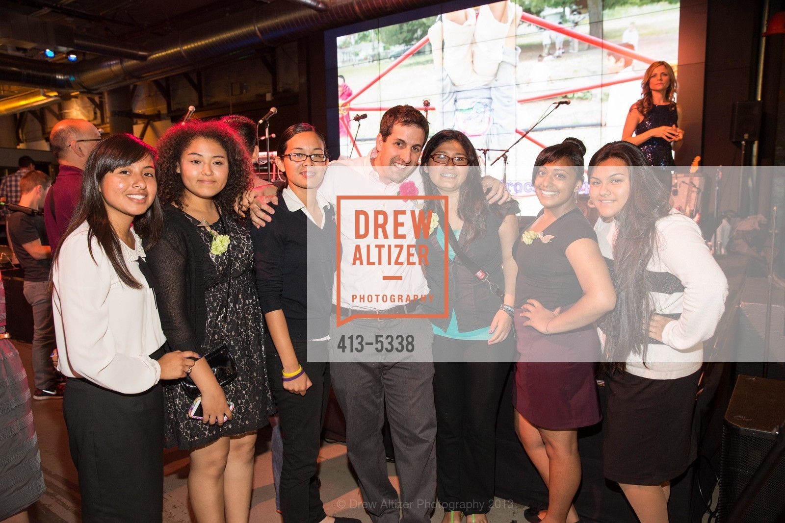 Vanessa Romero, Jada Miller, Maribel Osuna, Mike Berman, Alisha Mitchell, Eunice Romero, Rock for EPACS Summer Solstice party, US, June 21st, 2013, Photo #413-5338 Vanessa Romero, Jada Miller, Maribel Osuna, Mike Berman, Alisha Mitchell, Eunice Romero, Photo #413-5338