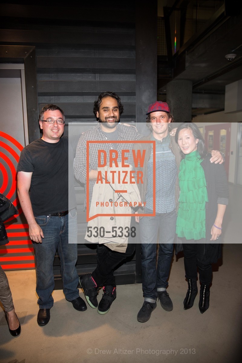 Joshua Schachter, Hosain Rahman, Yves Behar, Aileen Lee, Rock for EPACS Summer Solstice party, US, June 21st, 2013, Photo #530-5338 Joshua Schachter, Hosain Rahman, Yves Behar, Aileen Lee, Photo #530-5338