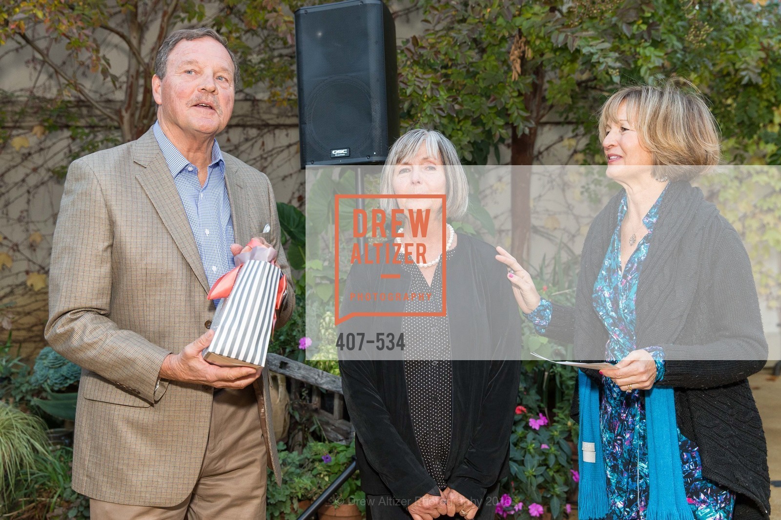 John Barrett, Millie Barrett, Anne Coyne, Perfecting Pairings - Food, Wine and Stories, Chateau St Jean, Kenwood, November 14th, 2015, Photo #407-534 John Barrett, Millie Barrett, Anne Coyne, Photo #407-534