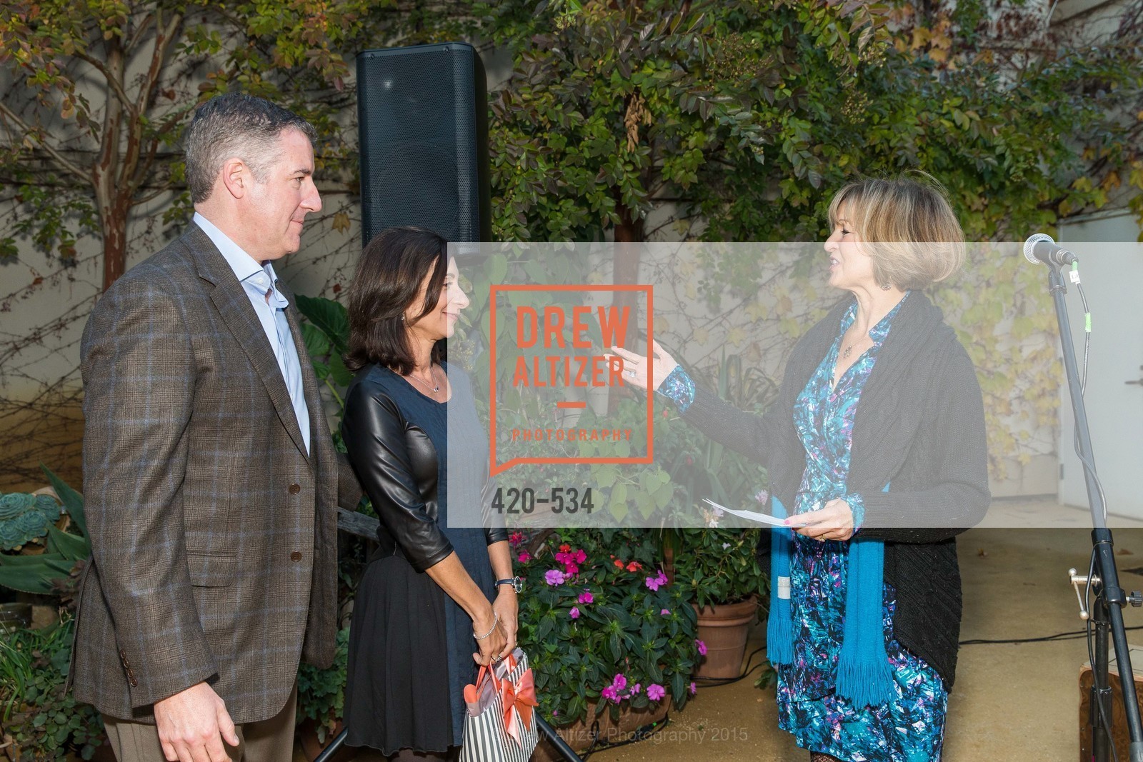 Tom Frank, RoseAnn Frank, Anne Coyne, Perfecting Pairings - Food, Wine and Stories, Chateau St Jean, Kenwood, November 14th, 2015, Photo #420-534 Tom Frank, RoseAnn Frank, Anne Coyne, Photo #420-534