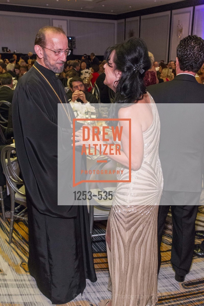 Metropolitan Gerasimos, Katherine Foster, Hellenic Charity Ball, Westin St. Francis. 335 Powell Street, November 14th, 2015, Photo #1253-535 Metropolitan Gerasimos, Katherine Foster, Photo #1253-535