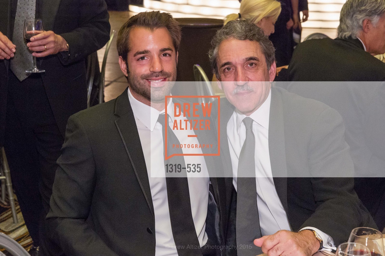 Phil Dauria, Ralph Dauria, Hellenic Charity Ball, Westin St. Francis. 335 Powell Street, November 14th, 2015, Photo #1319-535 Phil Dauria, Ralph Dauria, Photo #1319-535