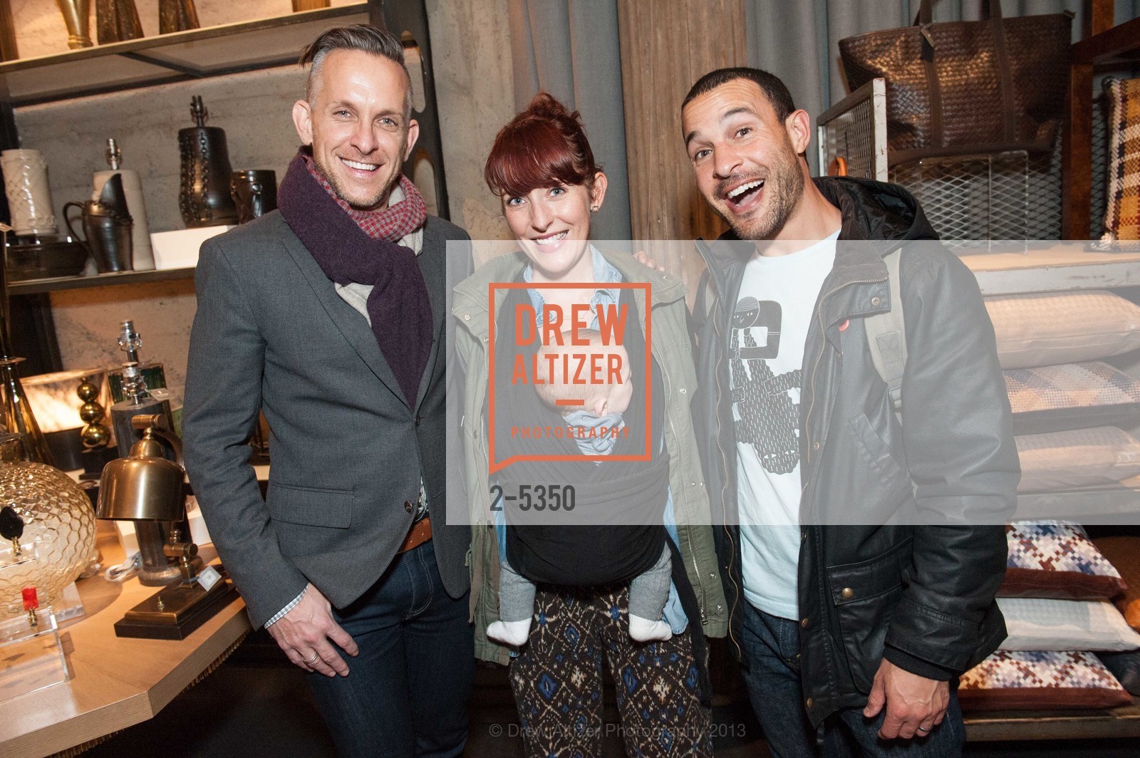 Jay Jeffers, Erin Feher, Danny Montoya, "Totes Adorb" LANCE Wovens Trunk Show, US, November 20th, 2013, Photo #2-5350 Jay Jeffers, Erin Feher, Danny Montoya, Photo #2-5350