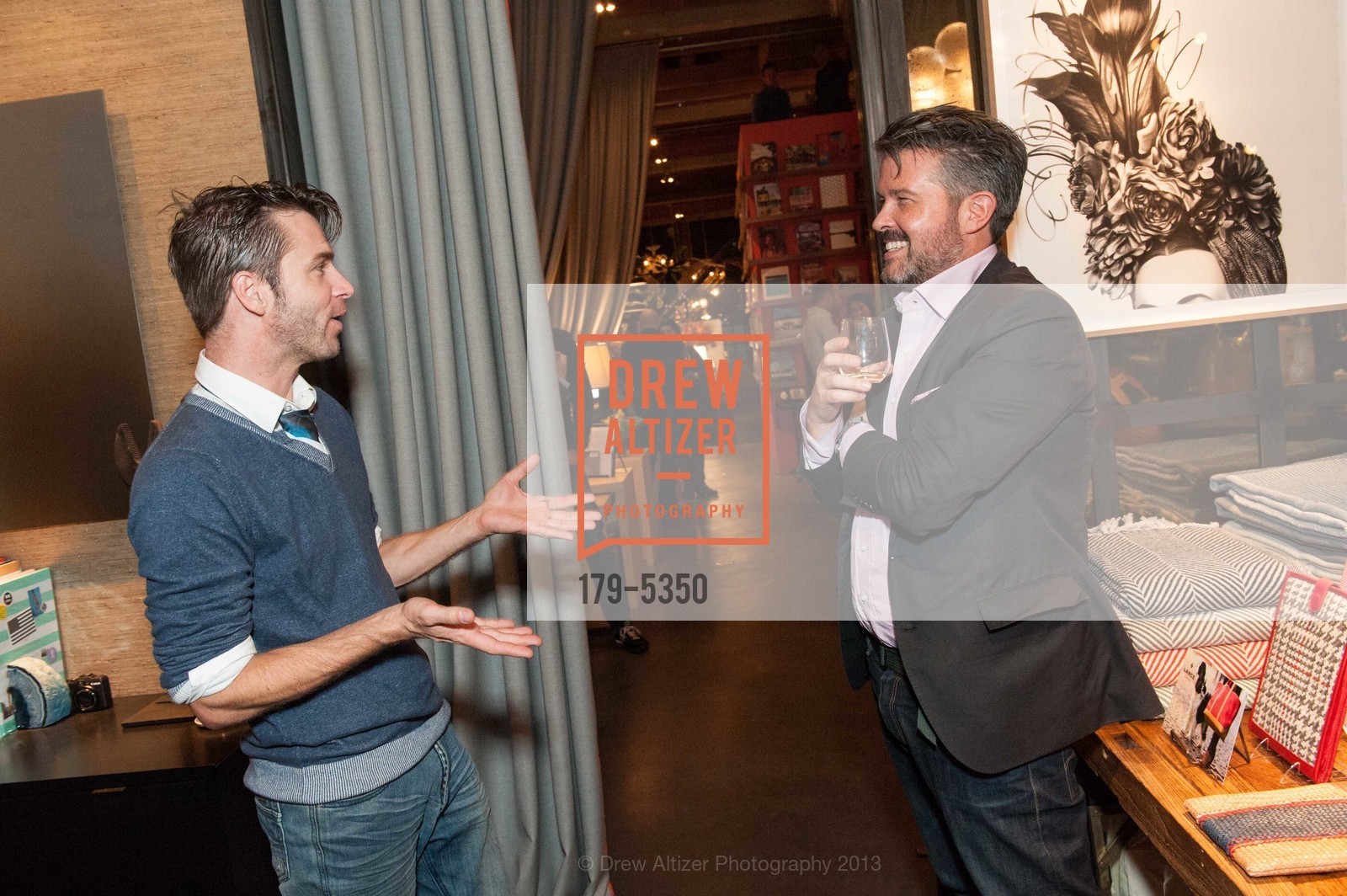 Christopher Havlichek, David Harris, "Totes Adorb" LANCE Wovens Trunk Show, US, November 20th, 2013, Photo #179-5350 Christopher Havlichek, David Harris, Photo #179-5350