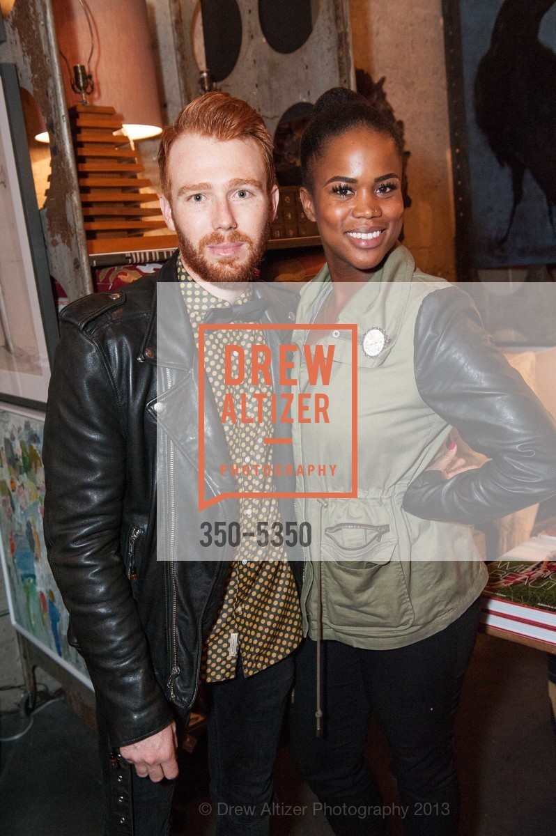 Nick Sauer, Imani Gamble-Prescott, "Totes Adorb" LANCE Wovens Trunk Show, US, November 20th, 2013, Photo #350-5350 Nick Sauer, Imani Gamble-Prescott, Photo #350-5350
