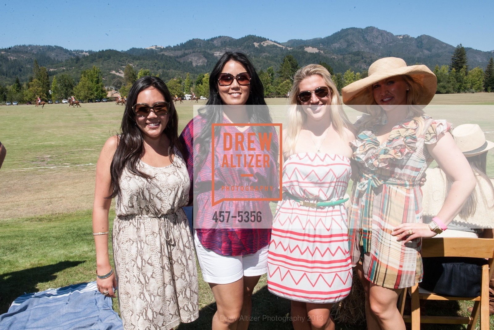 Ye-Hui Lu, Hiroko Shirakata, Jacqueline Hawk, Cassandra Owen, STICK & BALL Polo Cup 2013, US, August 3rd, 2013, Photo #457-5356 Ye-Hui Lu, Hiroko Shirakata, Jacqueline Hawk, Cassandra Owen, Photo #457-5356