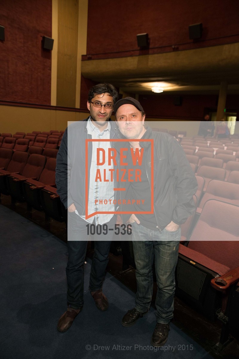 Asif Kapadia, Lars Ulrich, AMY Screening with Director Asif Kapadia and Lars Ulrich, Christopher B. Smith Rafael Film Center. 1118 Fourth Street, November 15th, 2015,Drew Altizer, Drew Altizer Photography, full-service agency, private events, San Francisco photographer, photographer california