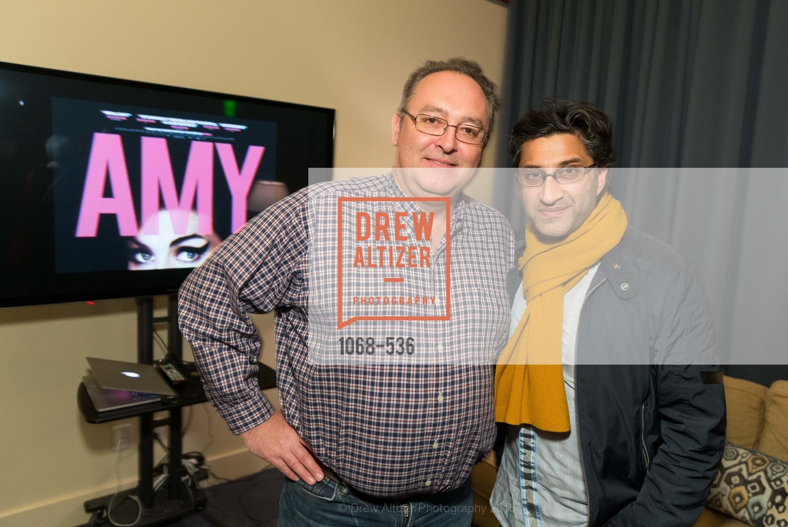 Justin Howard, Asif Kapadia, AMY Screening with Director Asif Kapadia and Lars Ulrich, Christopher B. Smith Rafael Film Center. 1118 Fourth Street, November 15th, 2015,Drew Altizer, Drew Altizer Photography, full-service agency, private events, San Francisco photographer, photographer california