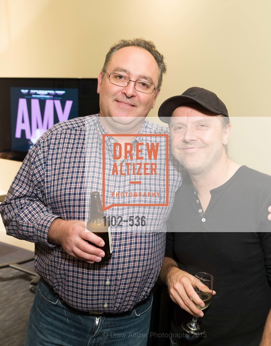 Justin Howard, Lars Ulrich, AMY Screening with Director Asif Kapadia and Lars Ulrich, Christopher B. Smith Rafael Film Center. 1118 Fourth Street, November 15th, 2015,Drew Altizer, Drew Altizer Photography, full-service agency, private events, San Francisco photographer, photographer california