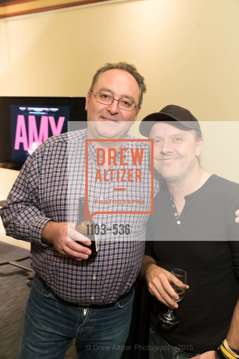 Justin Howard, Lars Ulrich, AMY Screening with Director Asif Kapadia and Lars Ulrich, Christopher B. Smith Rafael Film Center. 1118 Fourth Street, November 15th, 2015,Drew Altizer, Drew Altizer Photography, full-service agency, private events, San Francisco photographer, photographer california