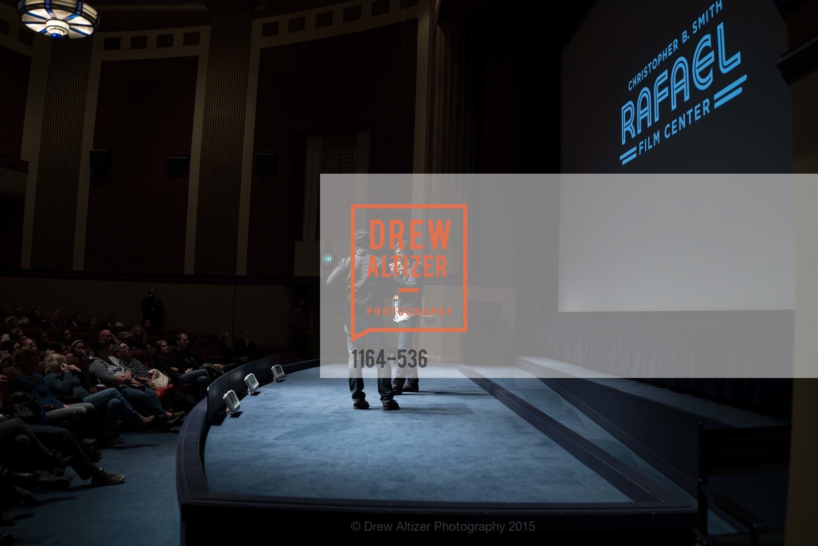 Stage, AMY Screening with Director Asif Kapadia and Lars Ulrich, Christopher B. Smith Rafael Film Center. 1118 Fourth Street, November 15th, 2015