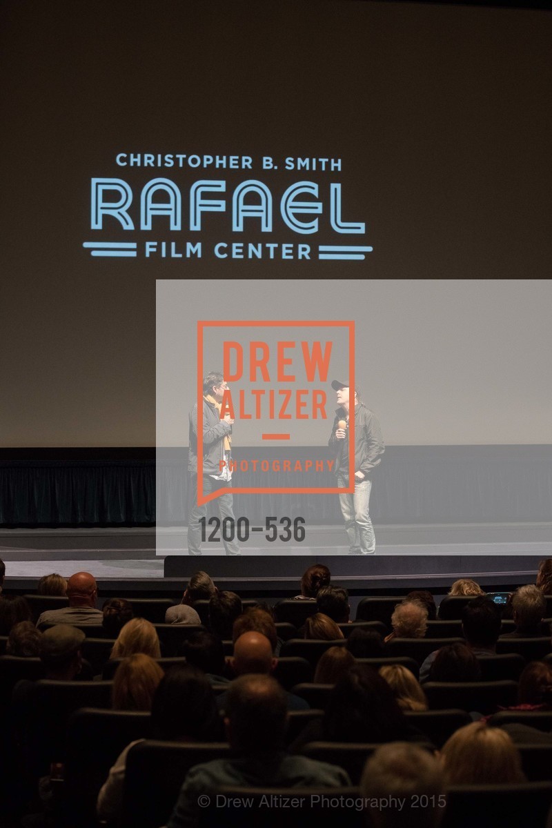 Stage, AMY Screening with Director Asif Kapadia and Lars Ulrich, Christopher B. Smith Rafael Film Center. 1118 Fourth Street, November 16th, 2015, Photo #1200-536 Stage, Photo #1200-536