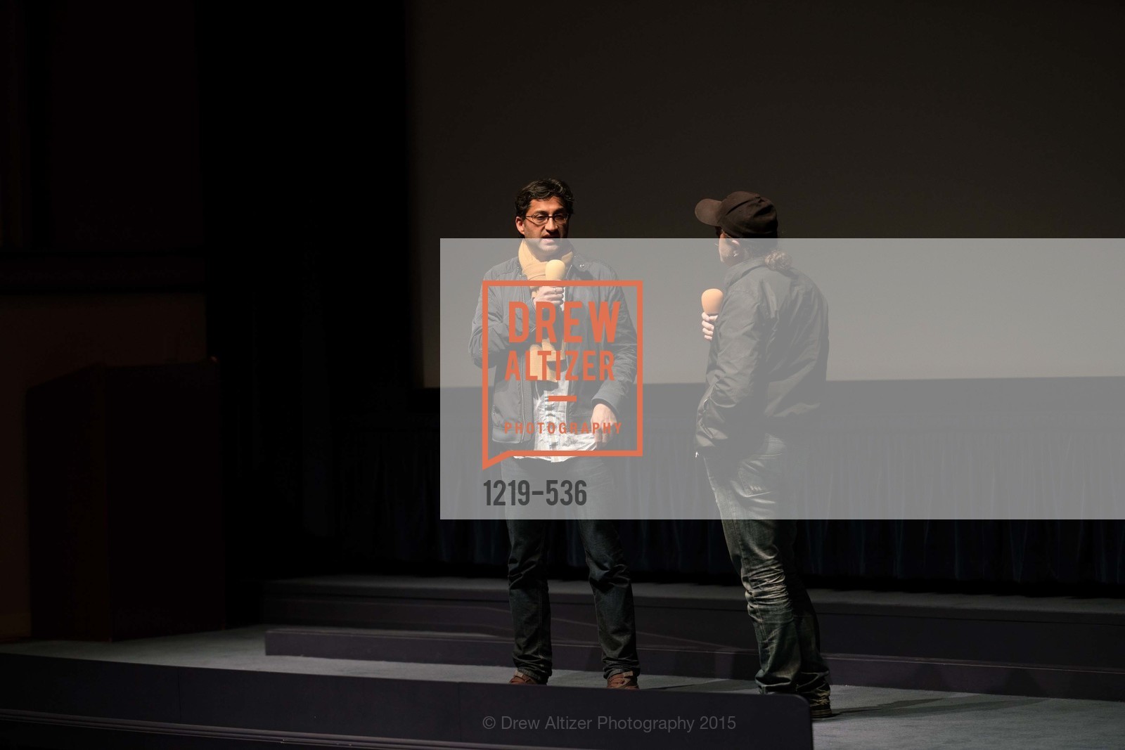 Stage, AMY Screening with Director Asif Kapadia and Lars Ulrich, Christopher B. Smith Rafael Film Center. 1118 Fourth Street, November 15th, 2015,Drew Altizer, Drew Altizer Photography, full-service agency, private events, San Francisco photographer, photographer california