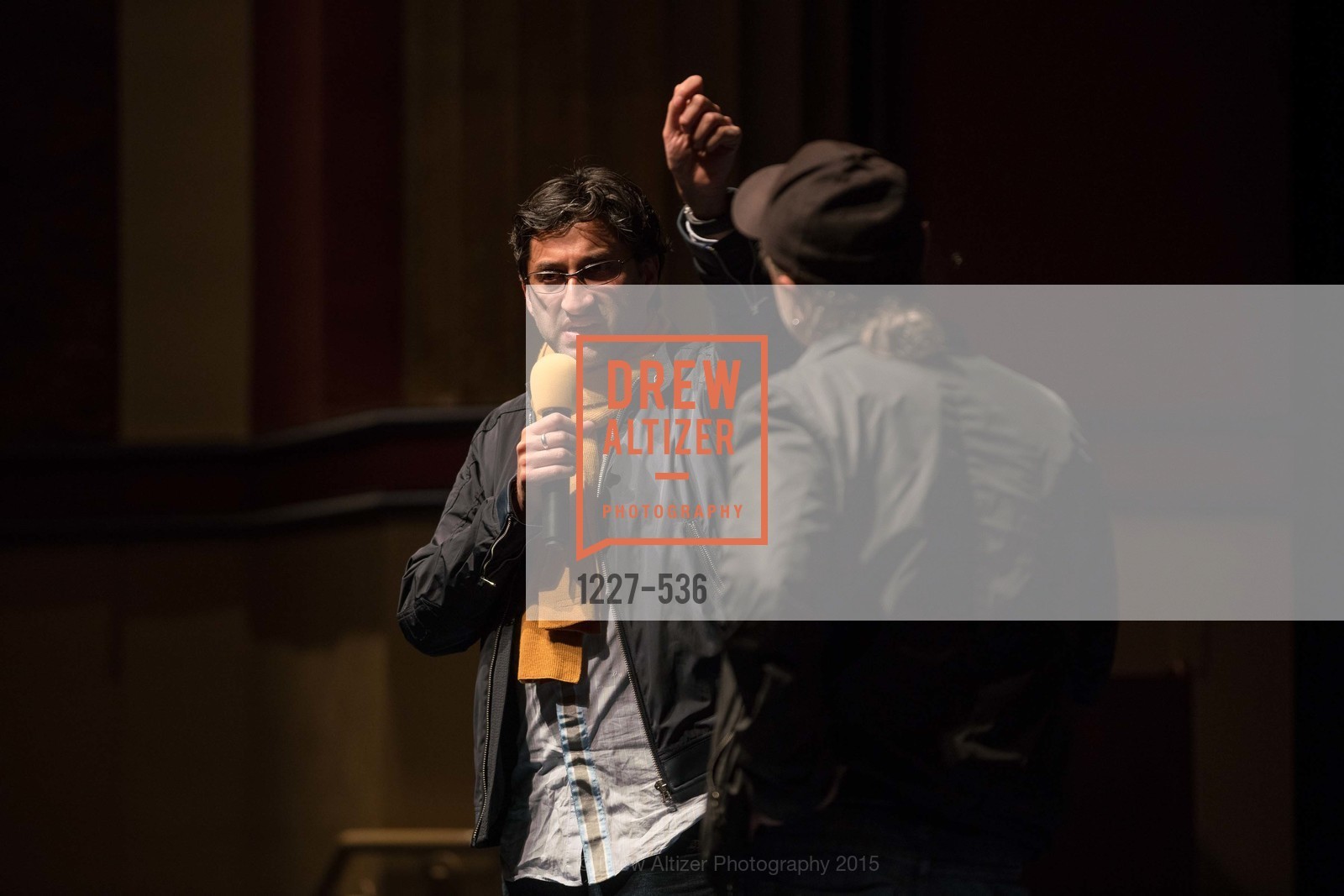 Stage, AMY Screening with Director Asif Kapadia and Lars Ulrich, Christopher B. Smith Rafael Film Center. 1118 Fourth Street, November 15th, 2015,Drew Altizer, Drew Altizer Photography, full-service agency, private events, San Francisco photographer, photographer california