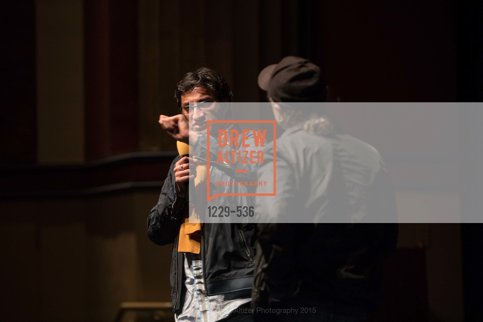 Stage, AMY Screening with Director Asif Kapadia and Lars Ulrich, Christopher B. Smith Rafael Film Center. 1118 Fourth Street, November 15th, 2015,Drew Altizer, Drew Altizer Photography, full-service agency, private events, San Francisco photographer, photographer california