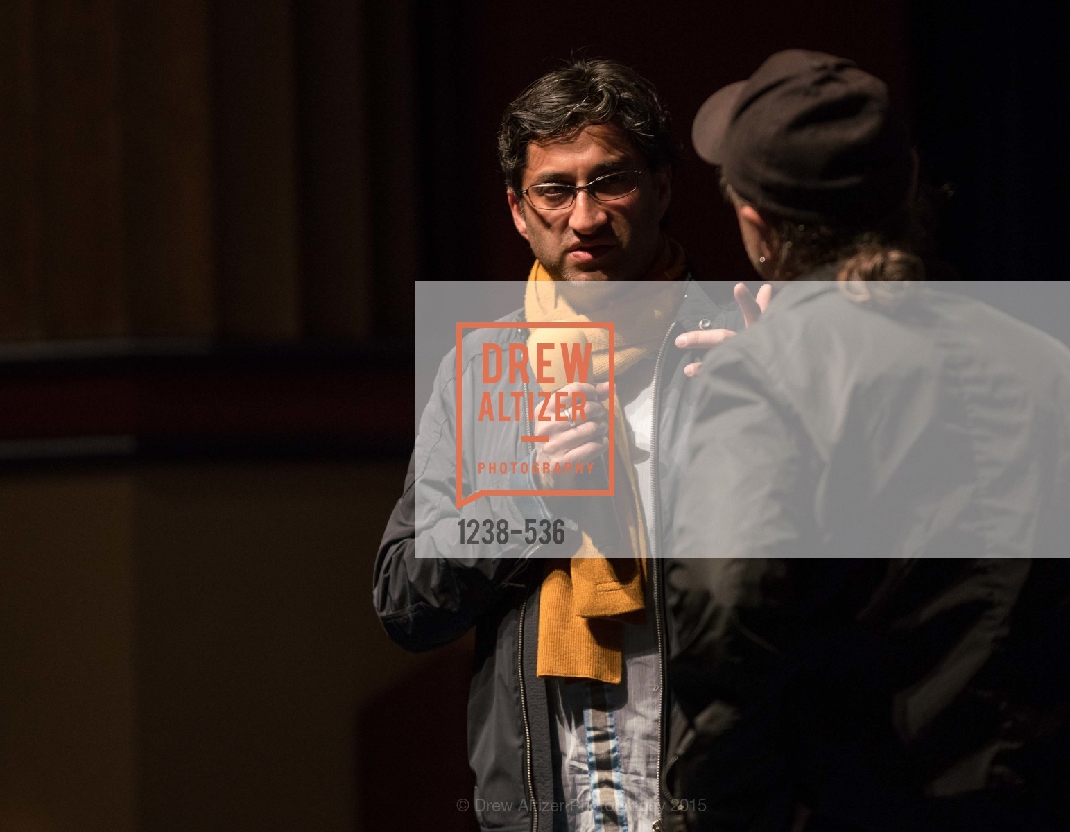 Stage, AMY Screening with Director Asif Kapadia and Lars Ulrich, Christopher B. Smith Rafael Film Center. 1118 Fourth Street, November 15th, 2015,Drew Altizer, Drew Altizer Photography, full-service agency, private events, San Francisco photographer, photographer california
