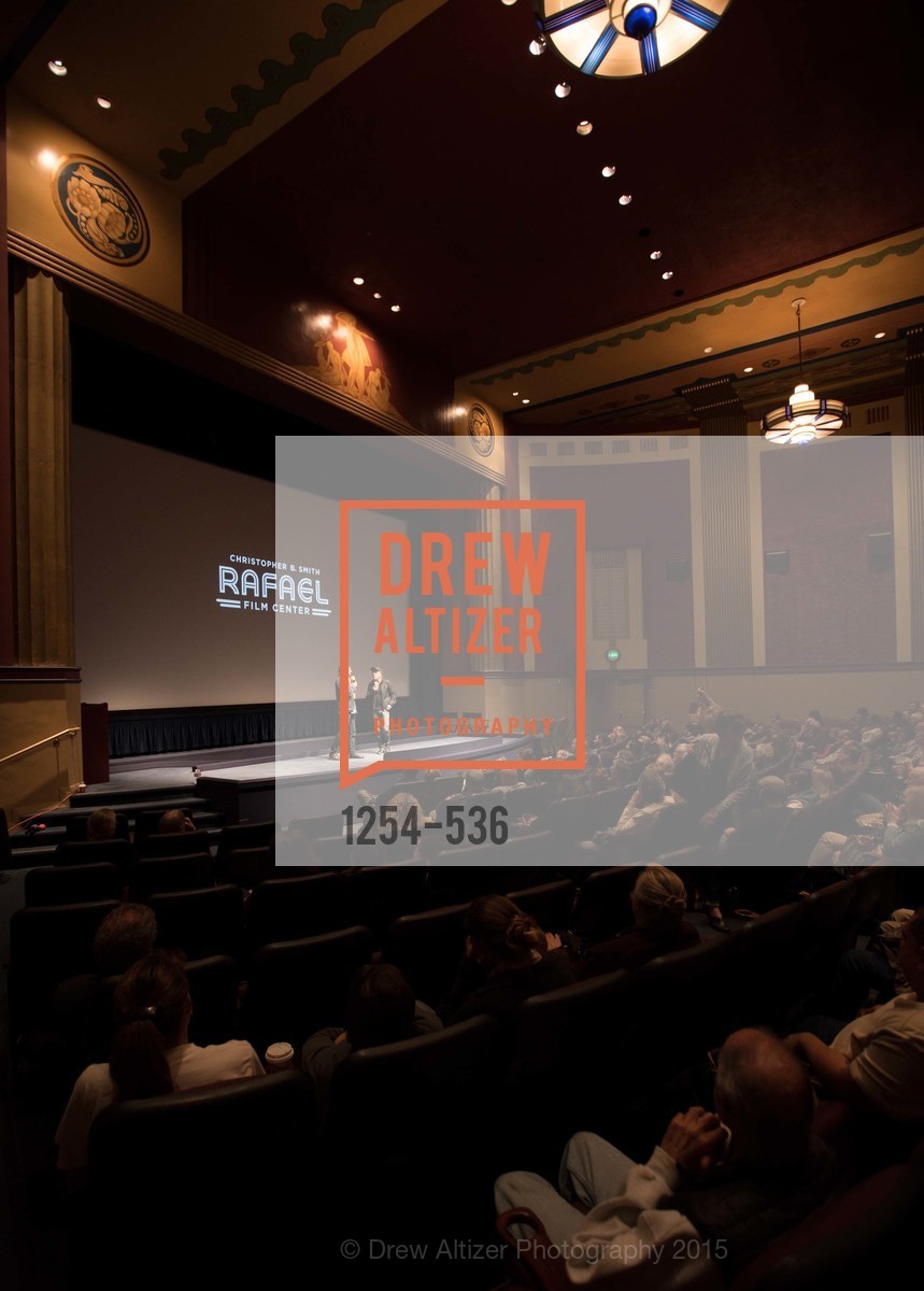 Stage, AMY Screening with Director Asif Kapadia and Lars Ulrich, Christopher B. Smith Rafael Film Center. 1118 Fourth Street, November 15th, 2015,Drew Altizer, Drew Altizer Photography, full-service agency, private events, San Francisco photographer, photographer california