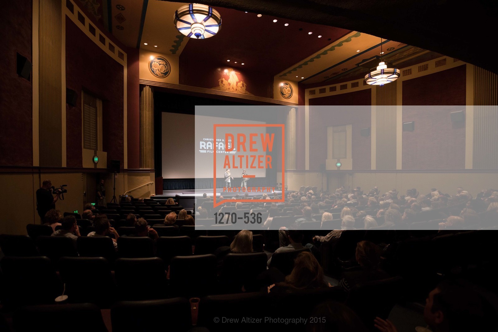 Stage, AMY Screening with Director Asif Kapadia and Lars Ulrich, Christopher B. Smith Rafael Film Center. 1118 Fourth Street, November 15th, 2015,Drew Altizer, Drew Altizer Photography, full-service agency, private events, San Francisco photographer, photographer california