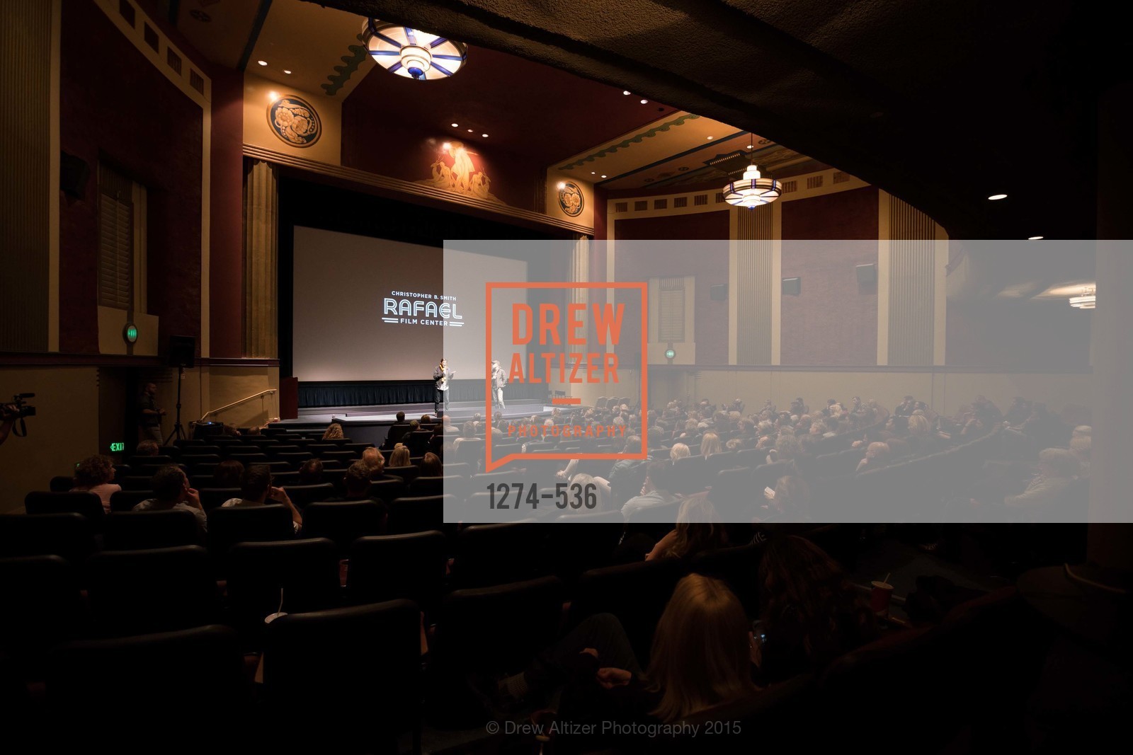 Stage, AMY Screening with Director Asif Kapadia and Lars Ulrich, Christopher B. Smith Rafael Film Center. 1118 Fourth Street, November 15th, 2015,Drew Altizer, Drew Altizer Photography, full-service agency, private events, San Francisco photographer, photographer california