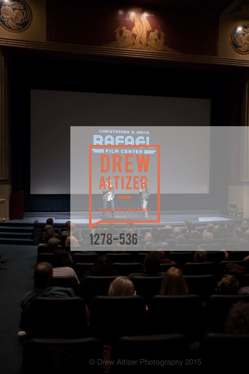 Stage, AMY Screening with Director Asif Kapadia and Lars Ulrich, Christopher B. Smith Rafael Film Center. 1118 Fourth Street, November 16th, 2015, Photo #1278-536 Stage, Photo #1278-536