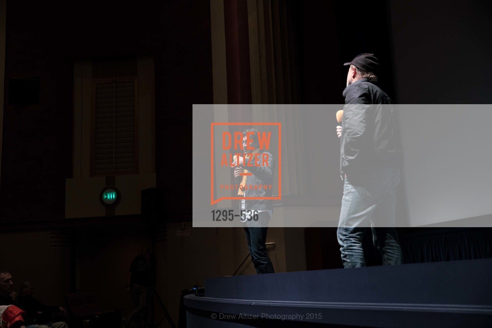 Asif Kapadia, Lars Ulrich, AMY Screening with Director Asif Kapadia and Lars Ulrich, Christopher B. Smith Rafael Film Center. 1118 Fourth Street, November 15th, 2015,Drew Altizer, Drew Altizer Photography, full-service agency, private events, San Francisco photographer, photographer california