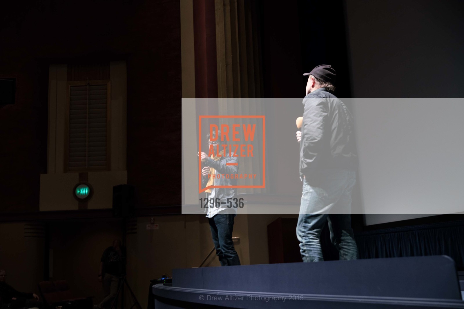 Asif Kapadia, Lars Ulrich, AMY Screening with Director Asif Kapadia and Lars Ulrich, Christopher B. Smith Rafael Film Center. 1118 Fourth Street, November 15th, 2015,Drew Altizer, Drew Altizer Photography, full-service event agency, private events, San Francisco photographer, photographer California