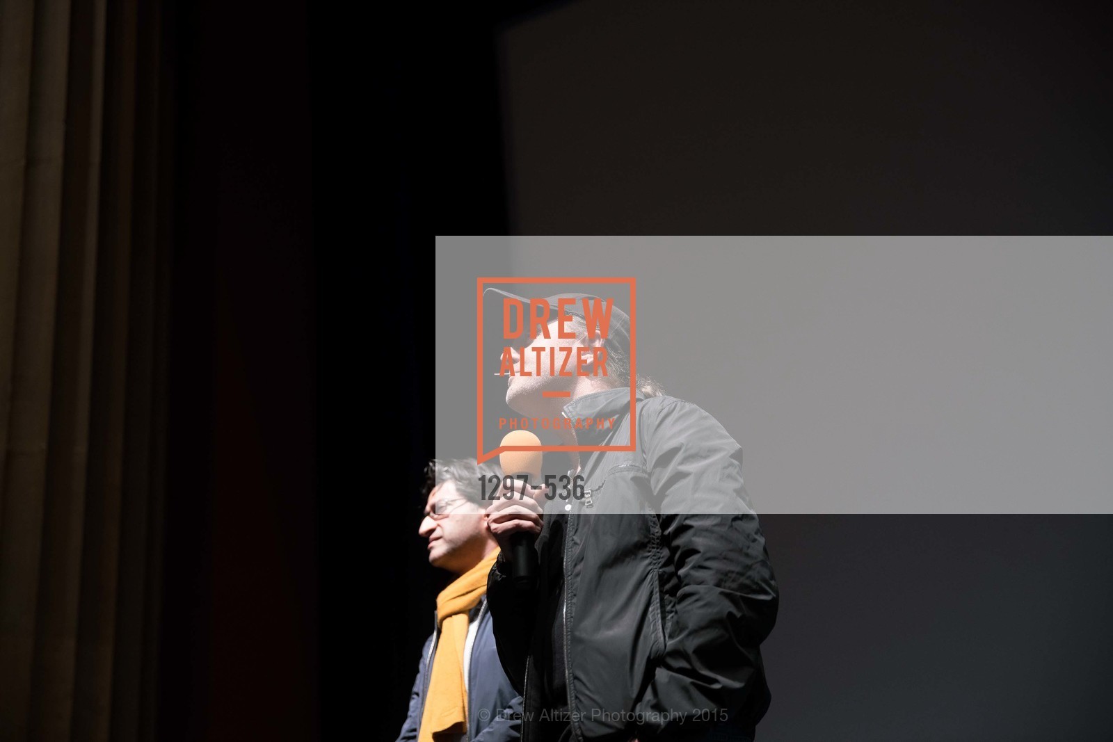 Asif Kapadia, Lars Ulrich, AMY Screening with Director Asif Kapadia and Lars Ulrich, Christopher B. Smith Rafael Film Center. 1118 Fourth Street, November 15th, 2015,Drew Altizer, Drew Altizer Photography, full-service agency, private events, San Francisco photographer, photographer california