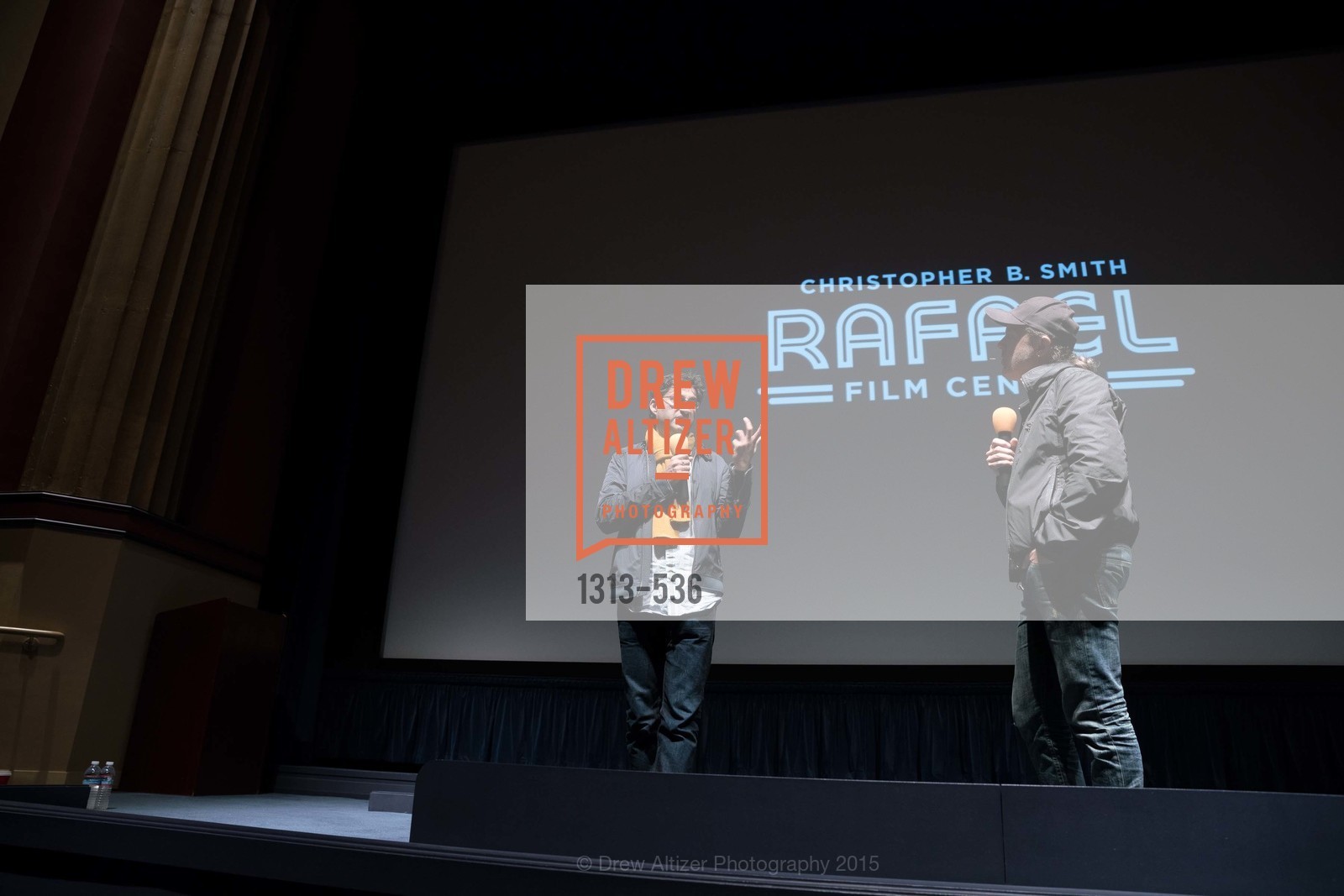 Asif Kapadia, Lars Ulrich, AMY Screening with Director Asif Kapadia and Lars Ulrich, Christopher B. Smith Rafael Film Center. 1118 Fourth Street, November 15th, 2015,Drew Altizer, Drew Altizer Photography, full-service agency, private events, San Francisco photographer, photographer california